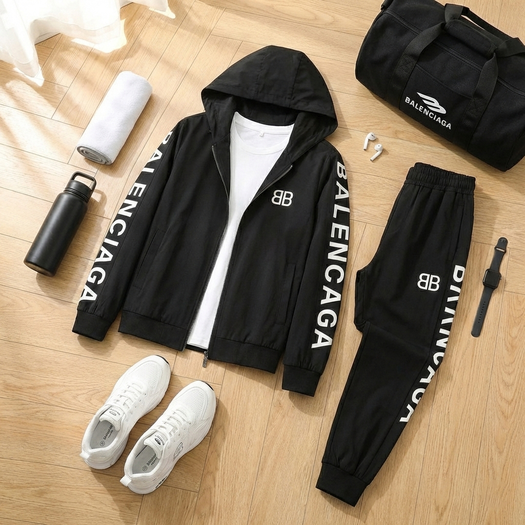 ست اسپرت بهاره مردانه سوییشرت شلوار مدلHami