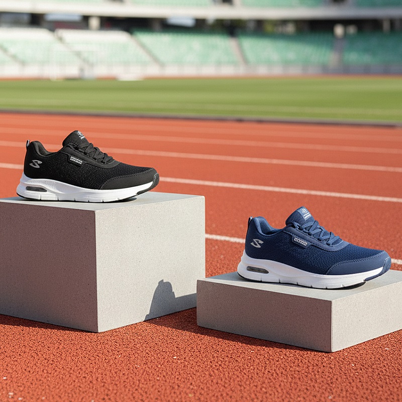 کفش ورزشی مردانه اسکچرز مدل Quantum -سرمه ای